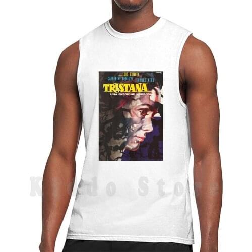 Tristana ( Luis Bu ? Uel , 1970 ) tank tops vest 100% Cotton Film Surreal Cinema Provocation Drama Bu ? Uel Movie
