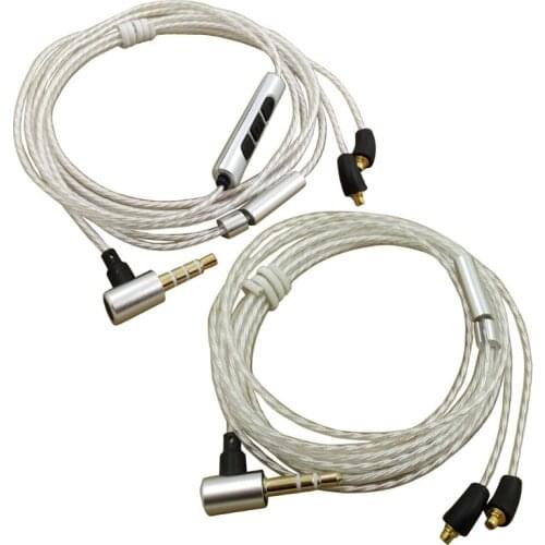 Universal MMCX Headphone Earphone Cable Cord Wire For SHURE- SE535 SE846 SE215 SE425 Audio Cable for Xelento Series Dropshipping