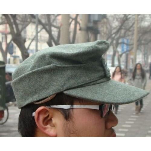 WWII WW2 GERMAN ARMY MILITARY ELITE WH EM 1943 M43 PANZER WOOL FIELD CAP IN SIZES Military