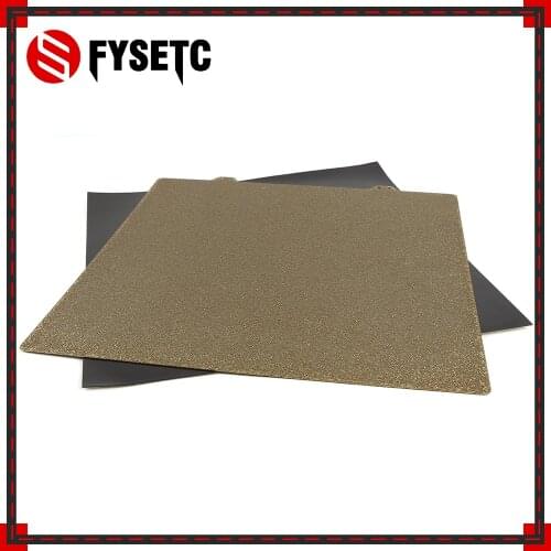 300x300mm Double Sided Textured PEI Spring Steel Sheet + Magnetic B Plate Build Sheet For CR-10S CR10S Lulzbot Taz6