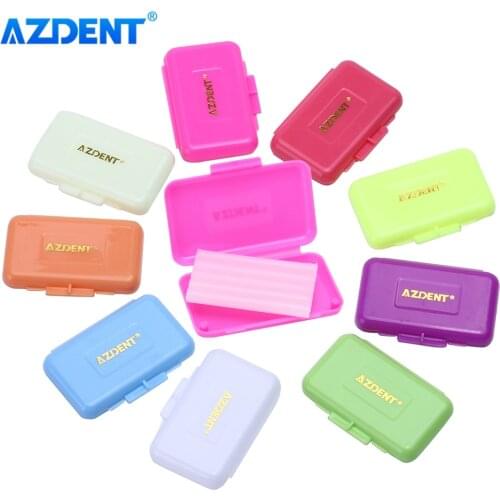 AZDENT 5 Box/Pack Dental Orthodontic Wax Relief Wax Sticks For Braces Gum Irritation 10 Type Choose Teeth Whitening Oral Hygiene