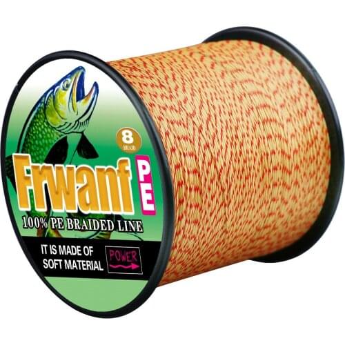 8 strand braided fishing carp line 500M 1000M mix color spot line strong smoother Multifilament 6-300LB test fishing cord thread