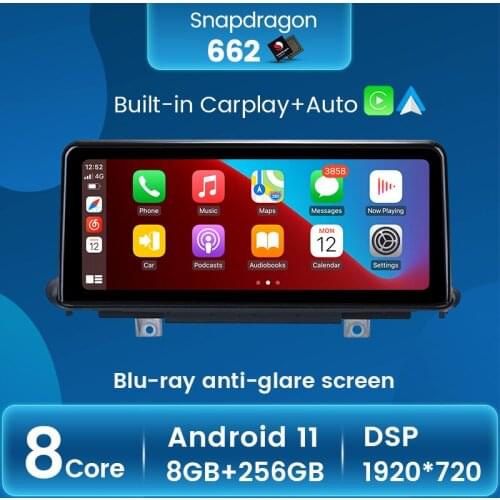 8G 256G 1920*720 Android 11 Carplay Car dvd Radio Multimedia Player GPS Navigation For BMW X5 F15 X6 F16 2014 2015 2016 2017 NBT