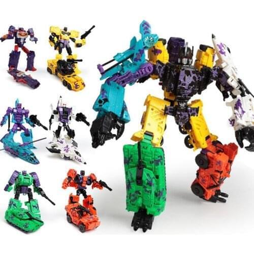 HaiZhiXing Oversize 30CM Anime Devastator Kid ToyTransformation KO GT2 Robot Action Figure Motorcycle tank Model boy adult Toys