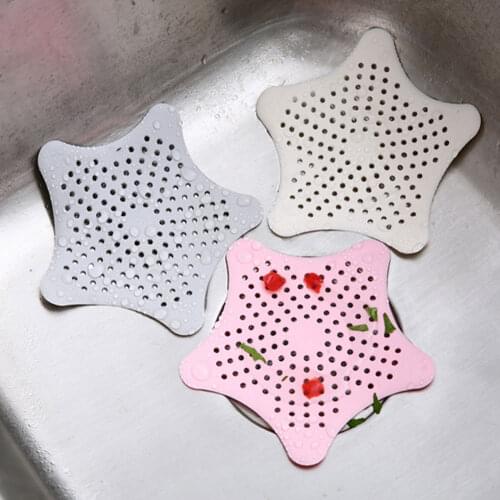 Anti-blocking Floor Drain Silicone Sucker Sewer Outfall Strainer Sink Filter Hair Stopper & Catcher Bathroom Kitchen Accessories