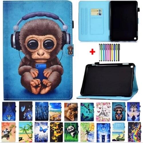 Funda For Fire HD 10 Case 2021 PU TPU Protective Cover For Fire HD 10 Plus Case Tablet For Fire HD 10 2021 11th Gen HD10 2019 17