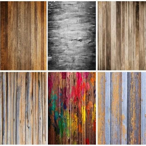 Wood Floor Wooden Board Texture Photography Backdrops Props Vintage Newborn Baby Portrait Photo Studio Background 21318WQ-04