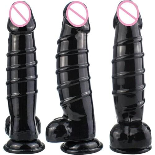 Dildo Softand Huge 33.5cm*7cm Super Thick TPE Soft Rubber Stimulate Butt Dilatory Masturbation Sex Toys For Couples
