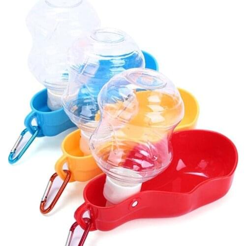 Leak Proof Dog Drinking Bowl with Collapsible Anti-lost Rope Dogs Puppy Travel Supplies Durable Outdoor Camping Walking