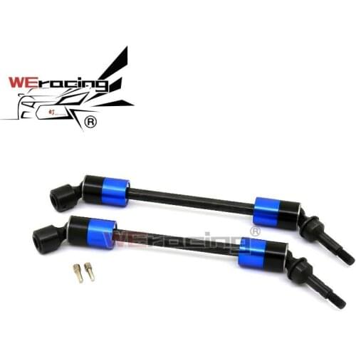 5451X 2Pcs Splined CVD Swing Driveshaft Axles 45# Hard Steel For RC Car Part Traxxas 1/10 E-Revo Summit Revo 3.3 E-MAXX T-MAXX