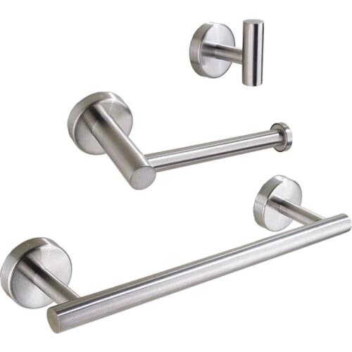Matte Black Towel Bars Paper Holder Bathroom Accessories Stainless Steel Towel Hanger Bathroom Hardware Set