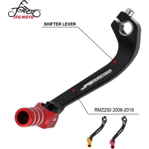 Motorcycle CNC Gear Shifter Shift Lever Pedal For SUZUKI RMZ250 RMZ 250 2008 2009 2010 2011 2012 2013 2014 2015 2016 2017-2019