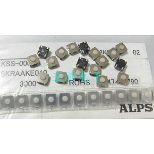 Original ALPS Alps SKRAAKE010 SMD 6 * 6 * 3.5 soft waterproof touch switch button