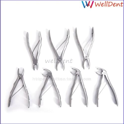 Dental Instrument Pliers Childrens tooth forceps set Stainless Steel Extraction Set dental tools dentist tools Dental Lab