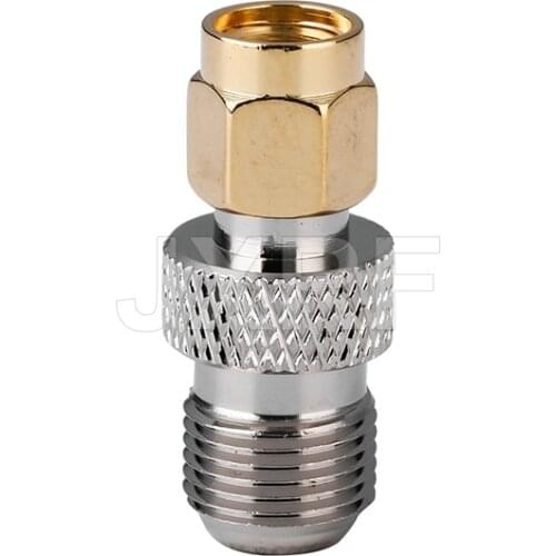 RF coaxial coax F to SMA connector F female to RP-SMA male Jack adapter fast ship
