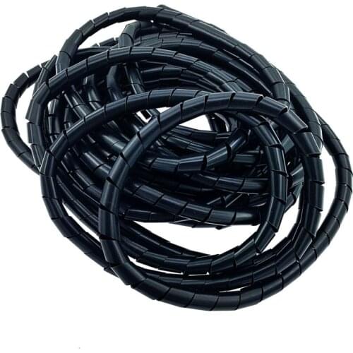 A roll 4/6/8/10/12/14 Line Organizer Pipe Protection Spiral Wrap Winding Cable Wire Protector Cover Tube