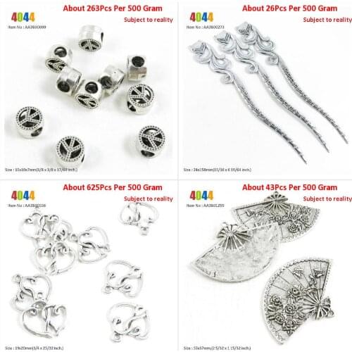Jewelry Making Charms Wholesale Suppliers Anti War Signs Loose Beads Fox Hairpin Bookmark Dual Hearts Rose Folding Fan