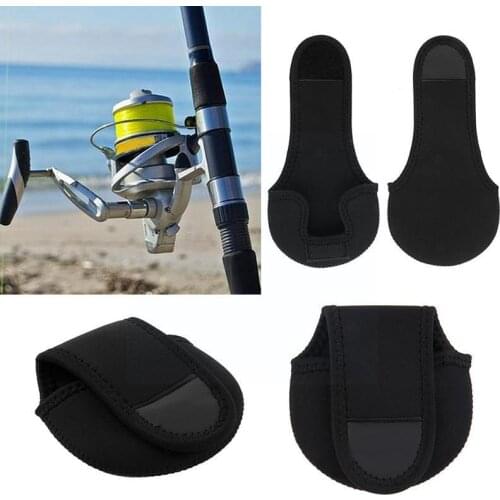 Fishing Reel Bag Protective Bag Thickened Black Water Bag Drop Gear Fishing Accessories Protective Drum Cover Bag Round R3U2