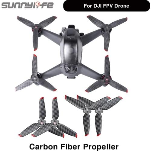 Sunnylife Carbon Fiber Propeller For DJI FPV Combo Drone Quadcopter Quick Release Replacement Blades Drone Accessories 5328S