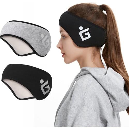 Unisex Winter Thicken Warm Earmuffs Casual Earflap Ear Warmer Cover Headband Hair Band For Outdoor Camping Hiking Cycling