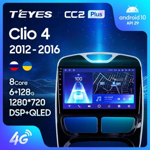 TEYES CC2L CC2 Plus For Renault Clio 4 BH98 KH98 2012 - 2016 Car Radio Multimedia Video Player Navigation GPS Android No 2din 2 din dvd
