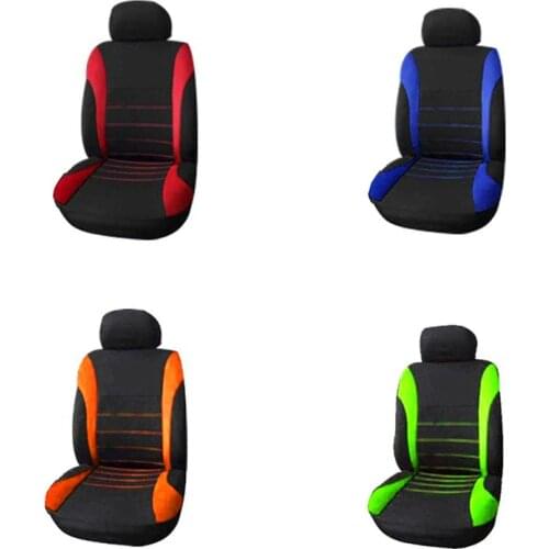 2pcs/set Car Universal Seat Covers Set Dirt Resistant Comfortable Auto Seat Protector Motor Car Interior Decoration