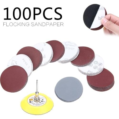 1 set 75mm 80/240/400/600/800/1000/1200/1500/2000/3000 Grits Sanding Disc Round Abrasive Dry Sandpaper For Polishing Tools