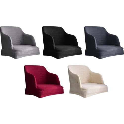 1Piece Elastic Chair Slipcover Non-slip Armchair Cover Slipcover Office Chair Living Room Furniture Decoration