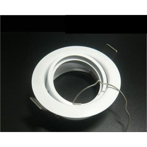 GU10 MR16 lamp base bracket Iron ceiling lamp holder Outside diameter 85mm inner 50mm 100pcs