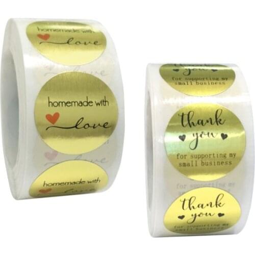 500 Pcs/lot Pink&White Color 'Just for you' Stickers DIY Hand Made For Gift Cake Baking Sealing Sticker