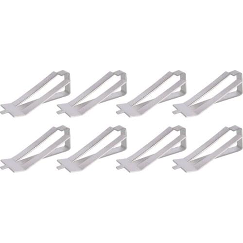 8 Pcs Fixing Clamp for Clamping 3D Printer Hot Bed Printing Platform Lattice Glass Stainless Steel Fixing Clamp