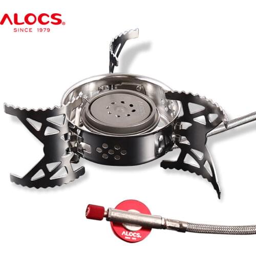 ALOCS CS-G04 Compact Foldable Portable 3500W Camping Cooking Gas Stove Cooker for Outdoor Backpacking Hiking Camping Furnace