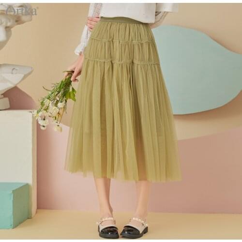 Женские юбки миди Artka China At AliExpress