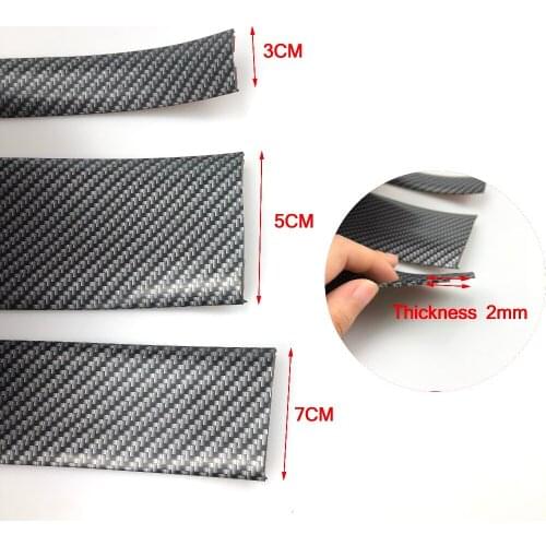 Car Styling Bumper Strip Protector Stickers For Porsche 911 918 Cayenne Macan Panamera Cayman Carrera Boxster