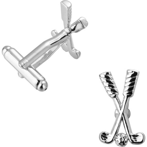 French Cufflinks mens clothing accessories business model design Cufflinks golf sports equipment model