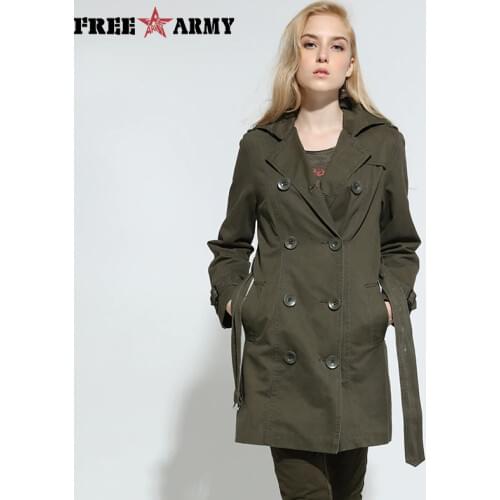 Женские длинные плащи Free Army China At AliExpress