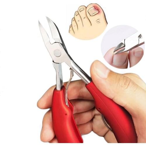 Nail Art Cuticle Clipper Scissors Manicure Pedicure Dead Skin Romover Nipper Tool Stainless Steel Pliers Fingernail Toenail