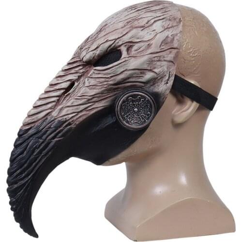 Steampunk Plague Doctor Latex Mask Cosplay Long Nose Bird Beak Masks Carnival Masquerade Halloween Party Costume Props