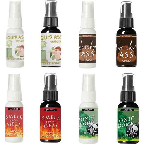 30ml Novelties Liquid Fart Gag Prank Joke Spray Can Stink Bomb Smelly Stinky Gas Funny Trick Fun Gadgets Toys For Children