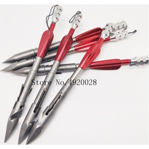 New High Quality Stainless Steel Arrow Bow Missile Head Shooting Fish Dart Hunting Shooting Slingshot Dart 2021