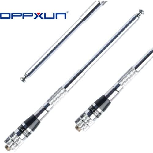 OPPXUN 40CM Bendable UHF 400 - 470MHz for Motorola GP300 GP88 GP328 Walkie Talkie Ham Antenna