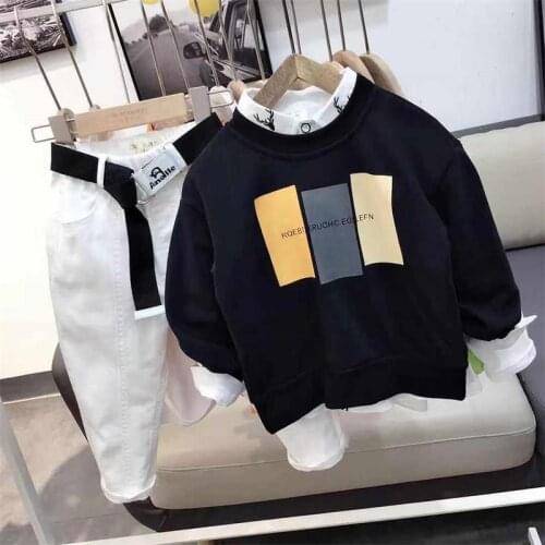 Autumn Baby Boy Clothes Children Clothing Set for Girls Kids Sweater + Shirt + Pants 3PCS Outfits Cotton Casual Sports Suit
