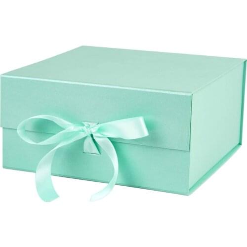 32x26x10.5cm Gift Box Packaging Wedding Anniversary Party Magnetic Ribbon Thickness Rigid Handmade Candy Packaging Box