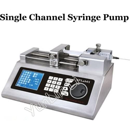 Industrial Syringe Pump AC 220V/110V Single Channel Syringe Pump Micro Precision Push-pull Pump SPLab01