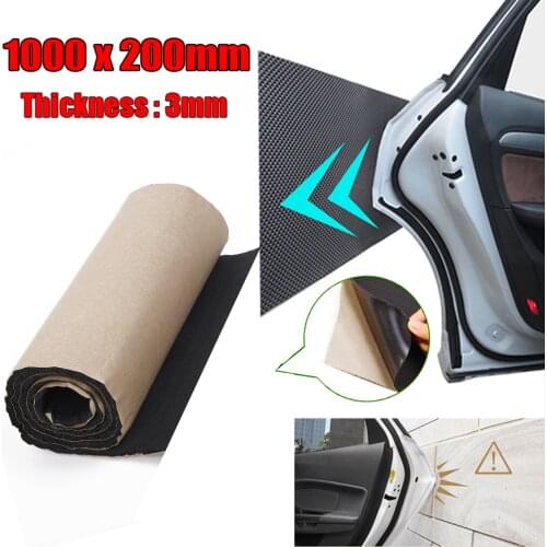 100x20cm Car Door Protector Garage Rubber Wall Guard Bumper Safety Parking EVA Door Protection Mat Scratch-resistant Foam Strips