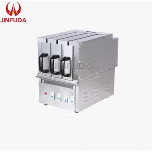 Factory direct 3groups drawer type commercialHousehold Electric Grill BBQ Smokeless Barbecue Machine Kebab Plancha Erover