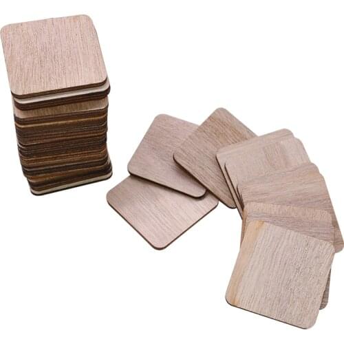 Blank Unfinished Wood Slices Crafts Wood Pieces DIY Home Decor Accessories Handmade Scrapbooking Chips 10/20/40/70/90/140mm