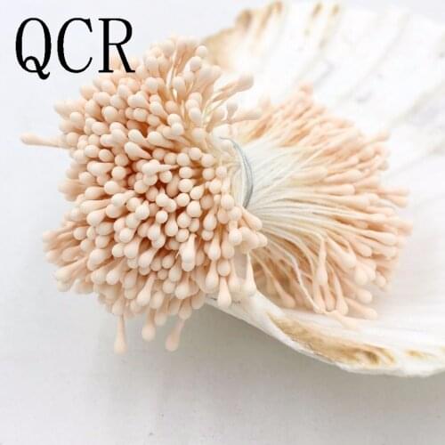 Size 1mm Champagne Color Pearl Flower Stamen Pistil Cake Decoration Craft DIY Wedding Decoration(900pcs/Lot)