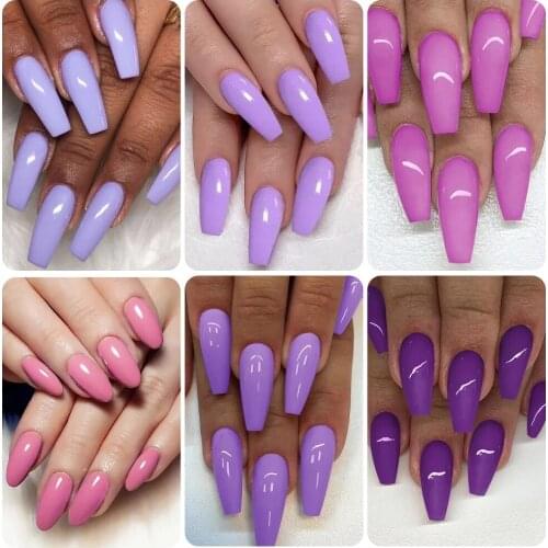 ROSALIND Nail Polish Ice purple Serise Nail Art All for Manicure Need UV LED Base Top coat Primer Gel Varnish hybrid Gel polish