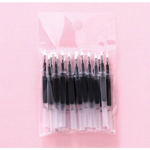 80% Off 10Pcs Luminous Cats Paw Gel Pen Refills Black Ink for Students